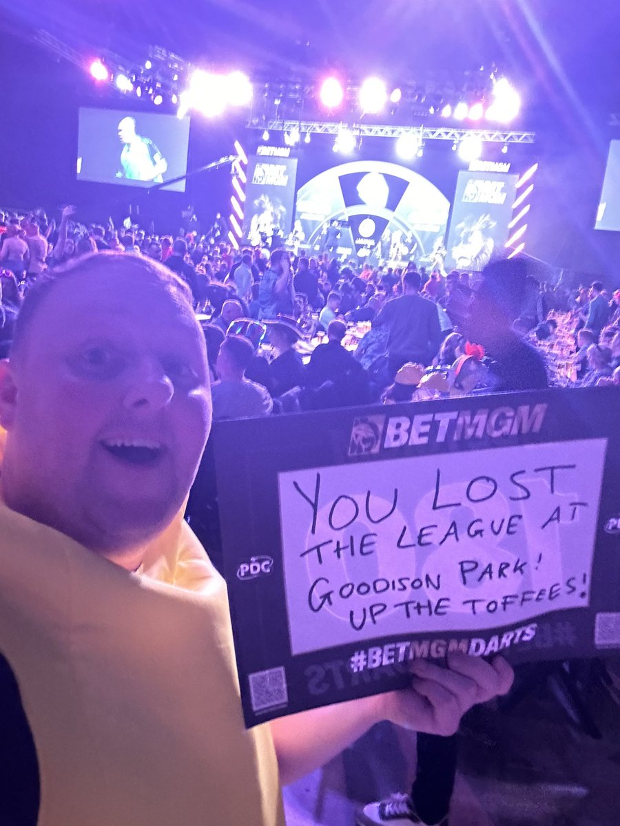 From the darts