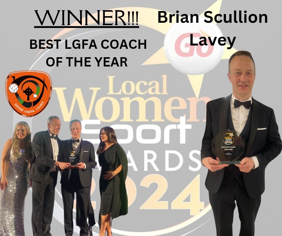 laveygac (@laveygac) on Twitter photo Massive congratulations to Laveys Brian Scullion who won "Best LGFA Coach of the Year" last night at the Local Women Sport awards in the Europa Hotel. Very well done Brian 👏🧡🖤
<a href="/UlsterLadies/">Ulster Ladies Gaelic</a> <a href="/DerryLgfa/">Derry LGFA</a> Massive congratulations to Laveys Brian Scullion who won "Best LGFA Coach of the Year" last night at the Local Women Sport awards in the Europa Hotel. Very well done Brian 👏🧡🖤
<a href="/UlsterLadies/">Ulster Ladies Gaelic</a> <a href="/DerryLgfa/">Derry LGFA</a>