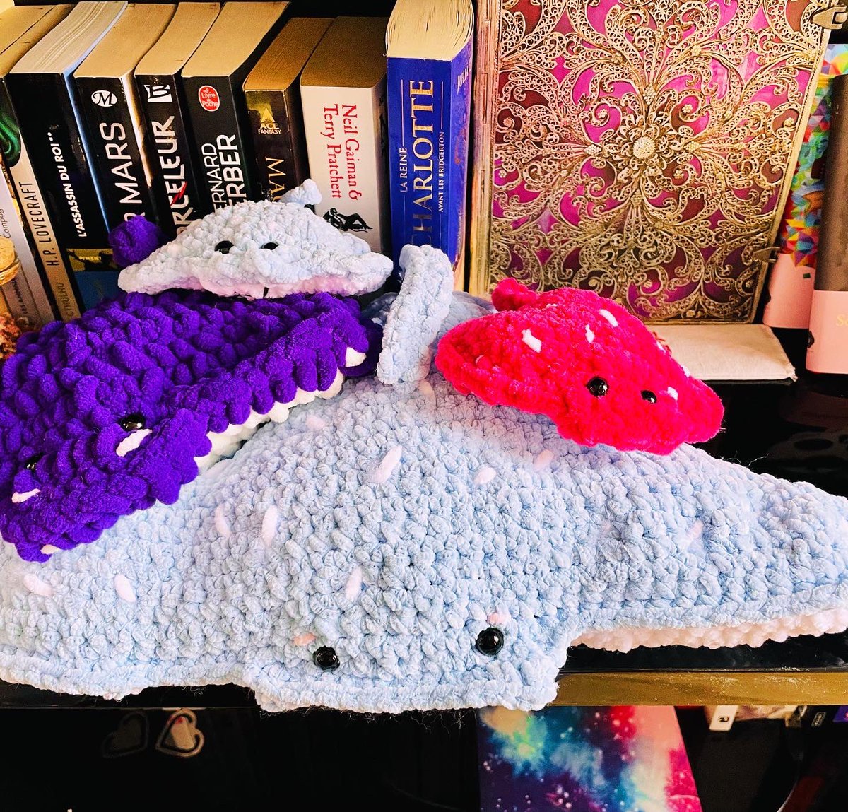 Sadly it's easier to crochet than the tiny D.