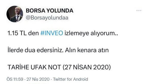 #INVEO 1.15₺ den paylaştım #INVEO 67₺ oldu. Kimisi değerlendirdi kimisi kaçırdı‼️‼️ Ben bu hisseden ufak parayla 19 milyon TL kazandım. Evmiş arabaymış hepsinden çok kazandırdı. Yeni hisselerde paylaşacağım. Bunu kaçırdıysan yeni paylaşacaklarımı KAÇIRMA‼️ Beni para…