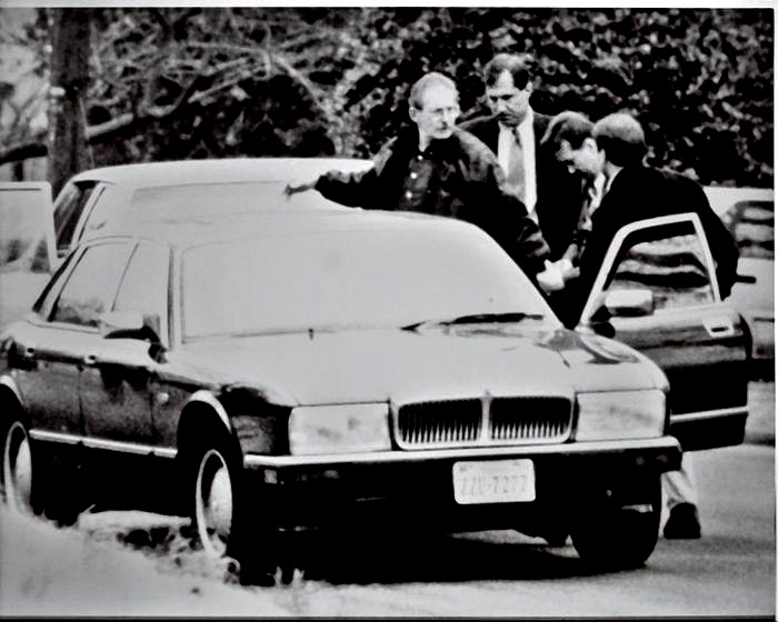 OTD April 28, 1994 disgraced #CIA officer #Aldrich_Ames pled guilty to espionage and tax evasion. When arrested Ames was handcuffed across the hood of his Jaguar, which featured a Lucas electrical system. According to reliable sources, owning such a car is both cruel and unusual.