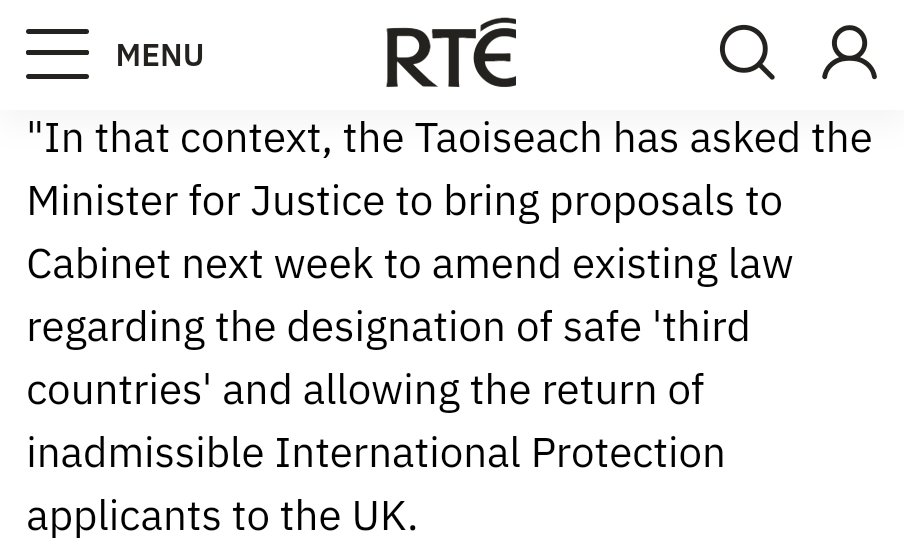 But also, there have been claims that people who are already in the asylum in UK are now seeking asylum in ROI. Note McEntee speaks of return of *inadmissible* International Protection applicants.