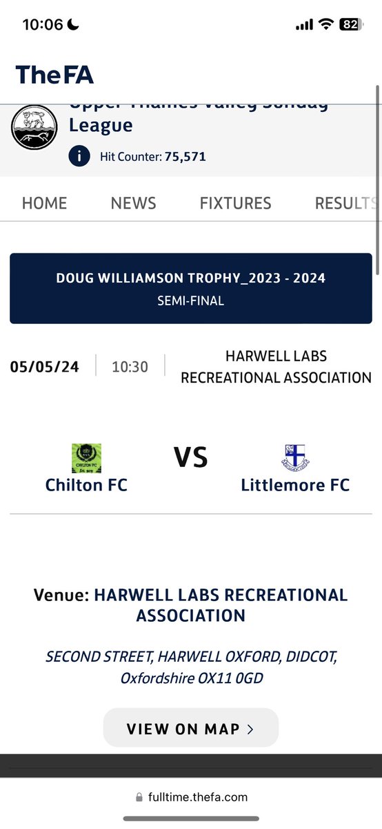 Game off, rescheduled for 05/08/24 next sunday.