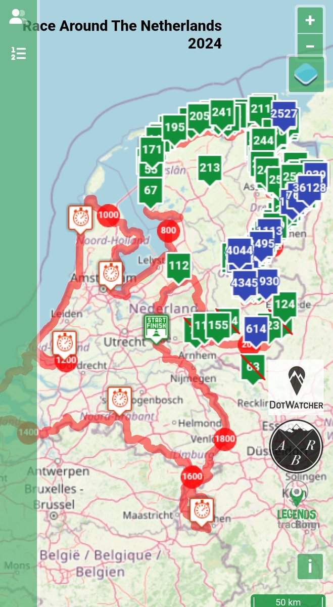 The Race Around The Netherlands is gisteren weer begonnen! 😍 Een self supported bikepacking race om 🇳🇱! In 2019 deden @Globeskater en ik mee. Helaas de finish niet gehaald maar gaaf was het! Een jaar later deden onze vaders mee, die finishten wel! Nu weer 'dotwatchen'! #RATN2024