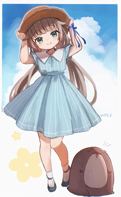 御蔵ちゃんかわいいね#艦これ 