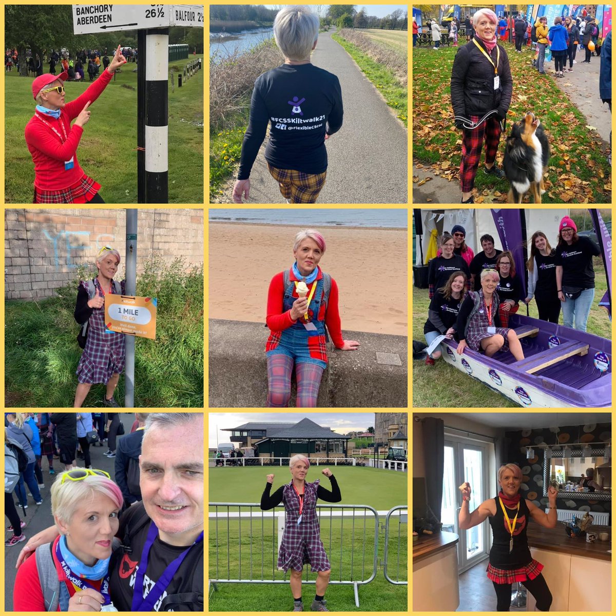 SusanMcGhee123's tweet photo. Good luck to all @thekiltwalk Glasgow today. 

@FlexibleCScot will be walking in the #Aberdeen &amp; #Dundee events this summer.

Free places left for both get in touch to secure a place with #TeamFCSS &amp; help raise funds to support our work. 

Pics from prior years, I ❤️ @thekiltwalk https://t.co/O2xm2Mhkv7