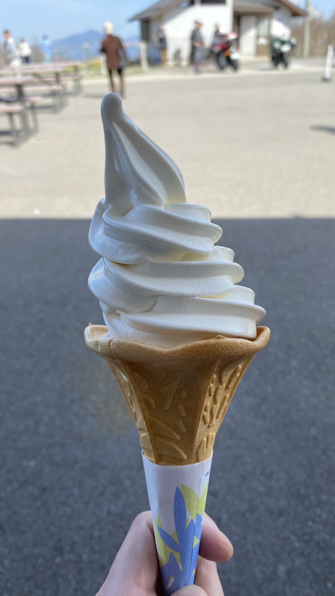本日二本目のソフトクリーム
バイクで来れば良かった…😭