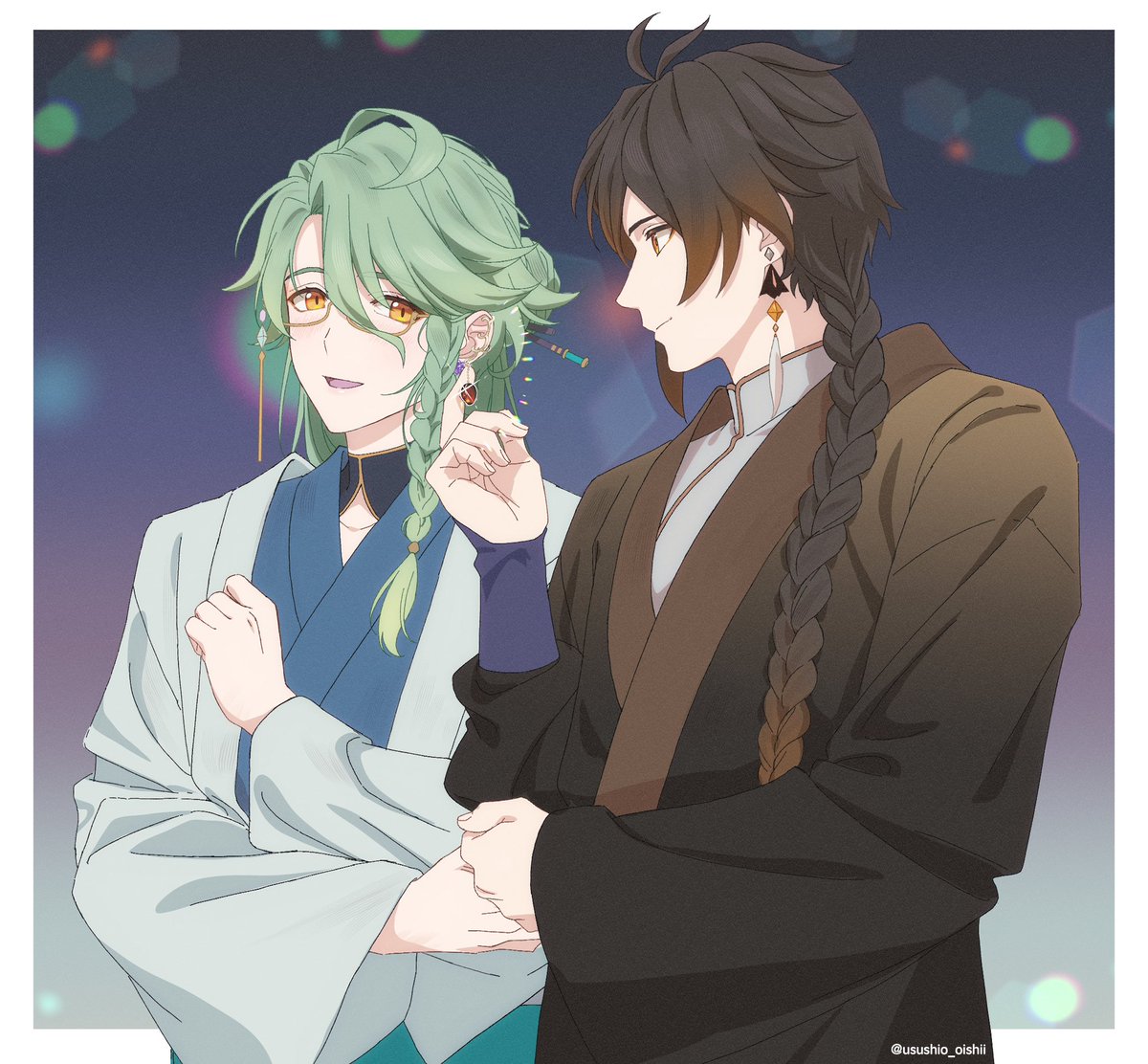 🔸🐍のお二人でも🐍先生のお誕生日お祝いしてますから…ね…
ちゃんとプレゼントも贈ってますから…
という話をさせてください…（あと2人の私服とかも見たいよね）