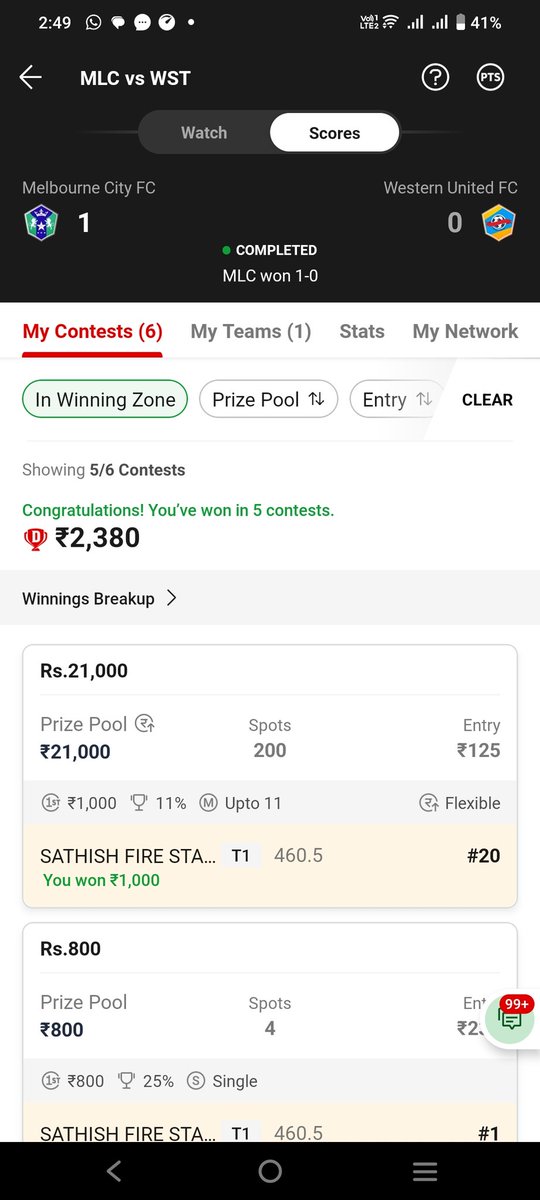 sathishvjwsrk's tweet photo. Its telegram shock 
Mlc vs wst fb clean sweep , top mini gl ultra clean 
@imGautham19 
@BSelvak30557902 
@Harish220298 
#Dream11 #ipltickets 
#IPL2024 #csktickets #lsgvscsk 
#cskvslsgticket #msdhoni #csk 
Subscribe below link,and ready to earn daily 
https://t.co/p1dkX1zkhO https://t.co/BwZMjE9yEw