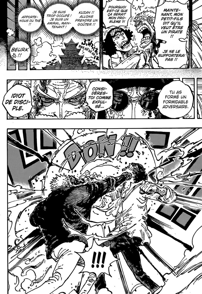BlamsYoru's tweet photo. La prestation de Garp sur la ruche est quand même légendaire.

Garp c'est tout de même:

- Sanjuan Wolf KO
- Dominer Kuzan, le speedblitz par deux fois
- Mettre à terre shilliew avec une grande facilité
- Gérer ses protégés de la ruche
- Blessé Pizarro

#ONEPIECE1113 https://t.co/ClQSv704oz
