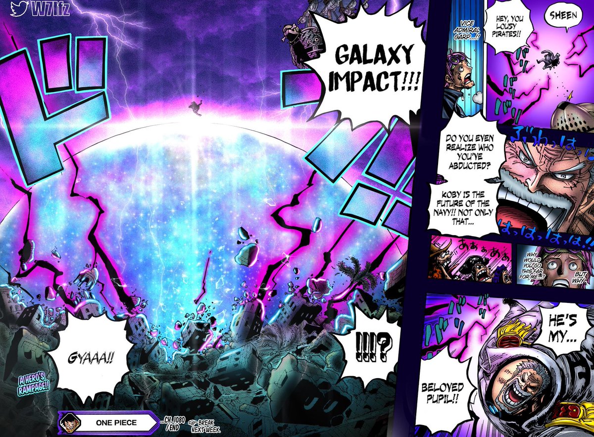 BlamsYoru's tweet photo. La prestation de Garp sur la ruche est quand même légendaire.

Garp c'est tout de même:

- Sanjuan Wolf KO
- Dominer Kuzan, le speedblitz par deux fois
- Mettre à terre shilliew avec une grande facilité
- Gérer ses protégés de la ruche
- Blessé Pizarro

#ONEPIECE1113 https://t.co/ClQSv704oz