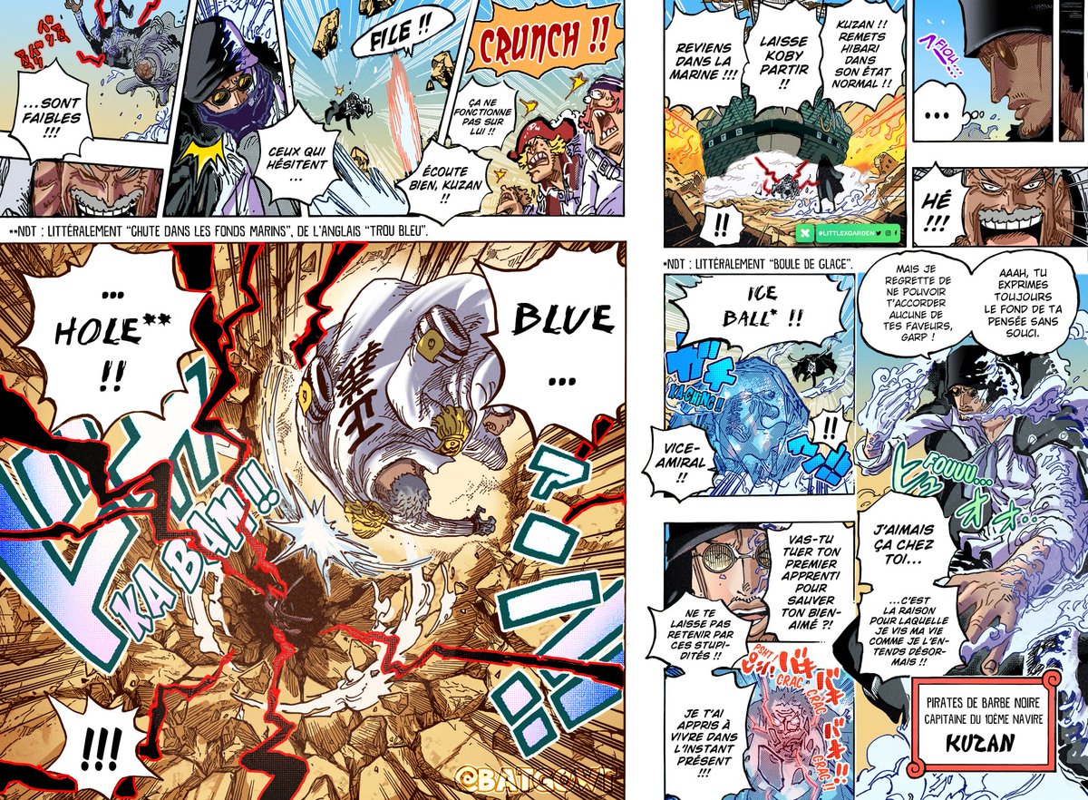 BlamsYoru's tweet photo. La prestation de Garp sur la ruche est quand même légendaire.

Garp c'est tout de même:

- Sanjuan Wolf KO
- Dominer Kuzan, le speedblitz par deux fois
- Mettre à terre shilliew avec une grande facilité
- Gérer ses protégés de la ruche
- Blessé Pizarro

#ONEPIECE1113 https://t.co/ClQSv704oz