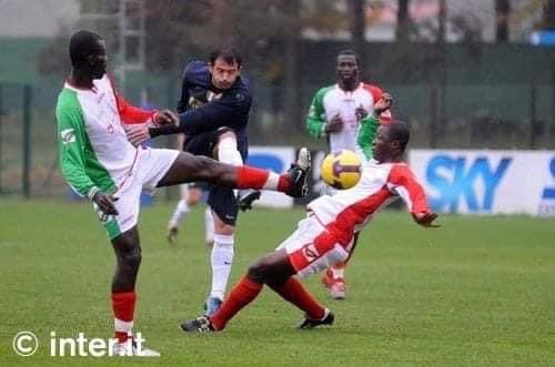 En 2008 quand l’Inter de José Mourinho affrontait l’Africa Sport d’Abidjan en match de pré saison. 

C’est sous la houlette du coach Toto Nobile que l’Africa Sport avait effectué son stage de préparation en Europe. 
 Ils ont été champion à l’issue de la saison 2008-2009.