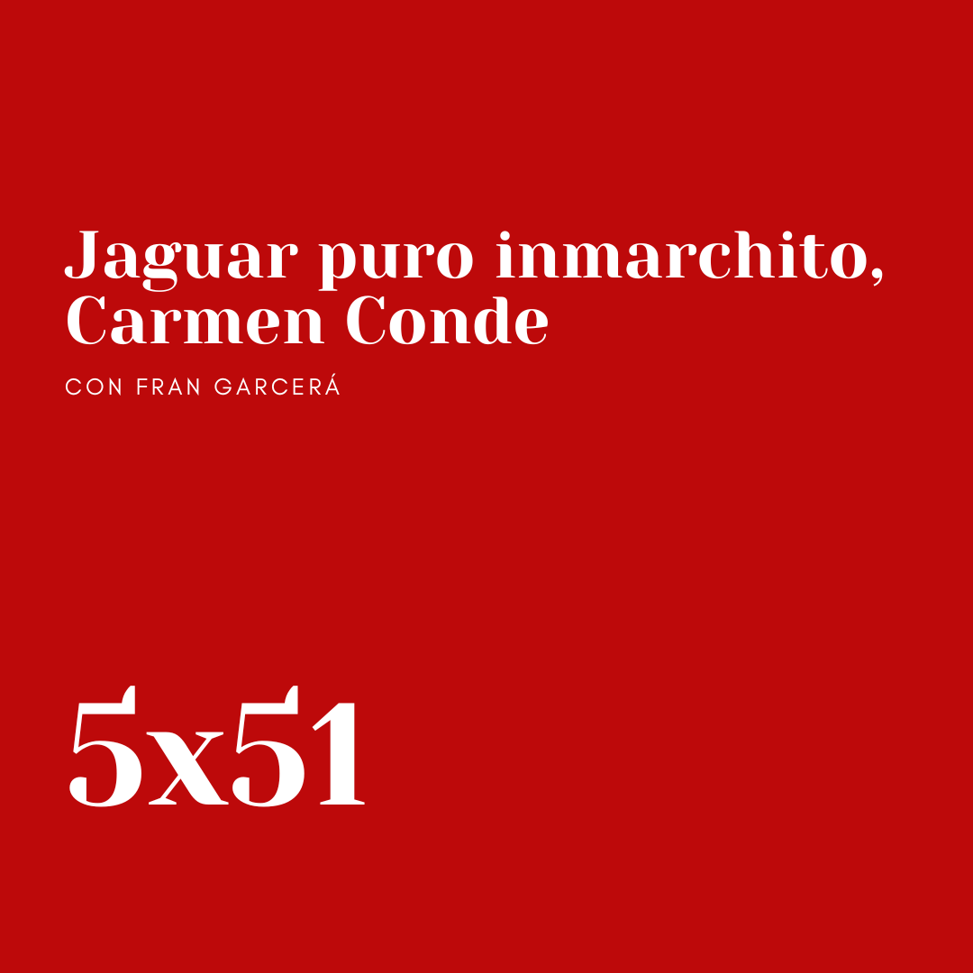 ❤️FRAN GARCERÁ visita nuestro podcast para esta entrevista genial sobre su maravillosa edición de Jaguar puro inmarchito, de Carmen Conde, en @torremozas : open.spotify.com/episode/5dIJHF…