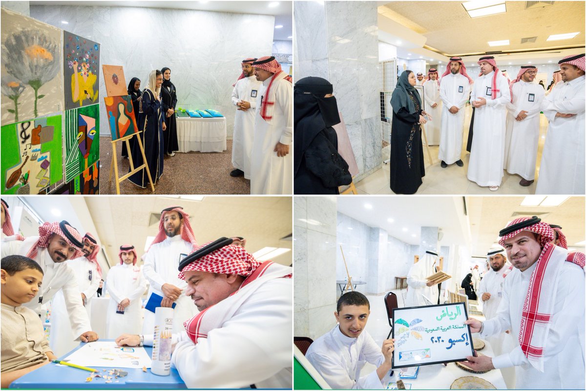 #احتفاء|
بحضور المدير العام ومساعديه وعددٍ من المهتمين وأولياء الأمور..
#تعليم_الرياض يحتفي بـ #اليوم_العالمي_للتوحد تحت شعار  "الانتقال من التوعية إلى التمكين" بفعاليات وأنشطة متنوعة ومعرض مصاحب.