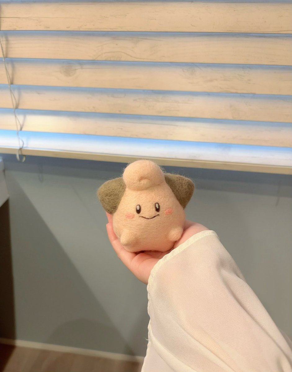 puchikosan154's tweet photo. 手のひらサイズの羊毛ピィちゃん

#ポケモン
#ピィ https://t.co/Qfz9DzEmv2