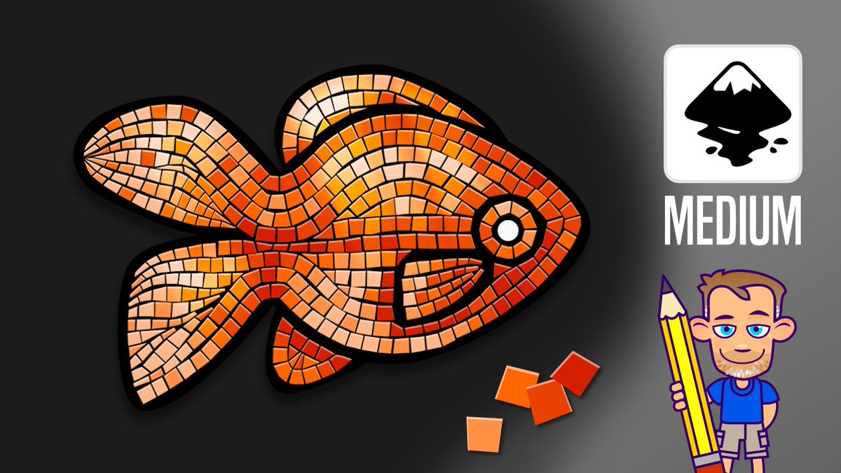 SpriteAttack's tweet photo. I just uploaded a new Inkscape Tutorial "Creating a Mosaic Effect with Pattern along Path" https://t.co/LSC7YMFAyC
Enjoy!
@YouTube @inkscape #inkscape #tutorial #vector #desing #graphics #illustration #mosaic #goldfish #pattern #patheffect https://t.co/v3e2QGQuK5