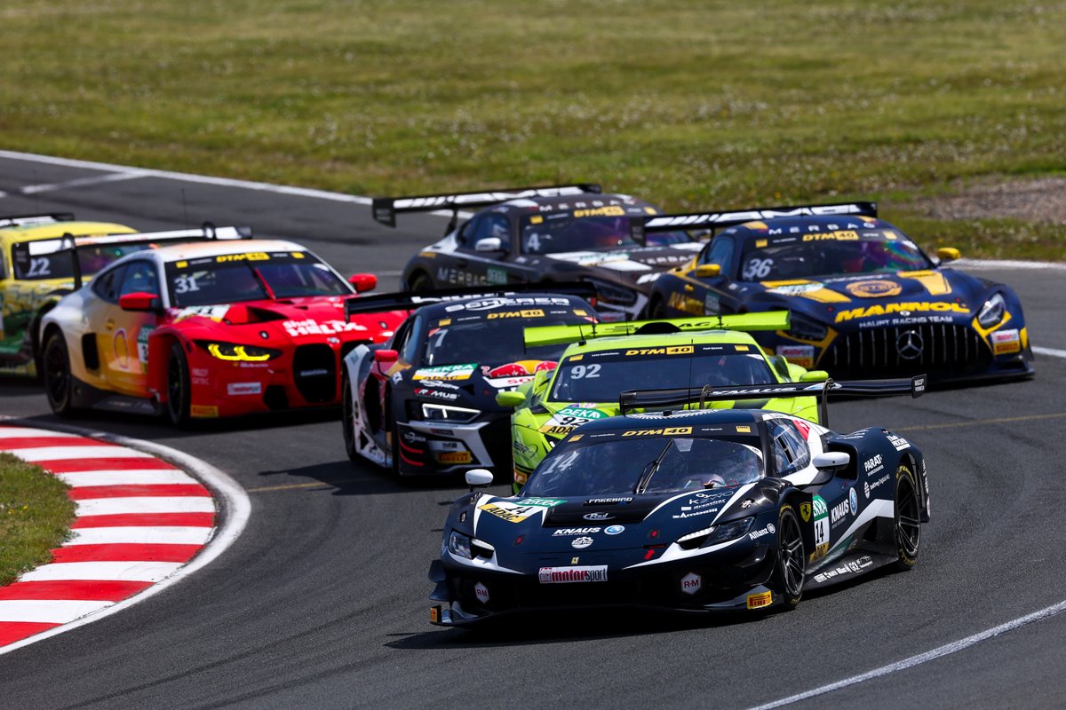 VICTORY 🏆

What a great start of the #DTM24 season for the #14 #EmilFreyRacing #Ferrari296GT3!

Well done @JaitkenRacer 👏🏻

@DTM @MotorspArenaOC #DTM #FerrariEndurance #FerrariRaces