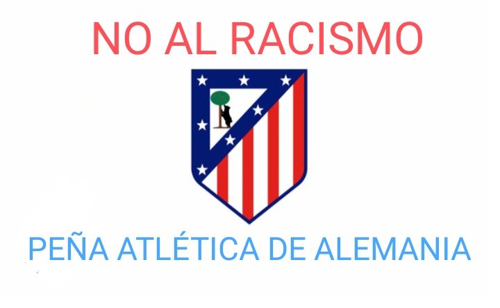 @Atleti @rojiblancosDE #racismono #saynotoracism 
🙎🏻🙎🙎🏼🙎🏽🙎🏾🙎🏿