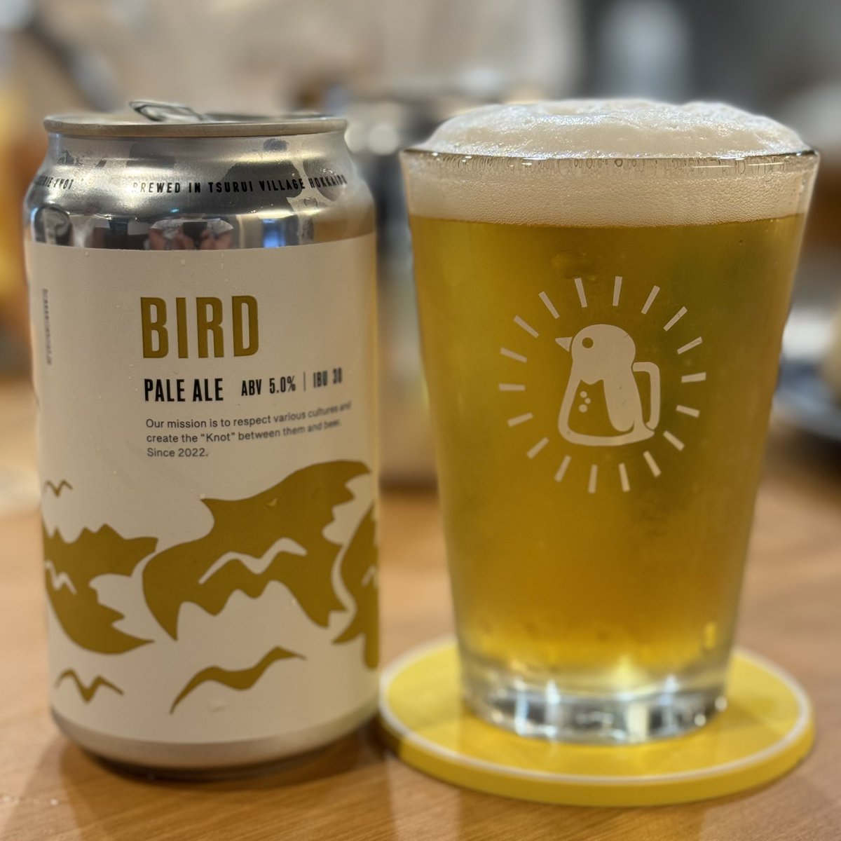 #craftbeer 
#BrasserieKnot
#PaleAle
#Bird