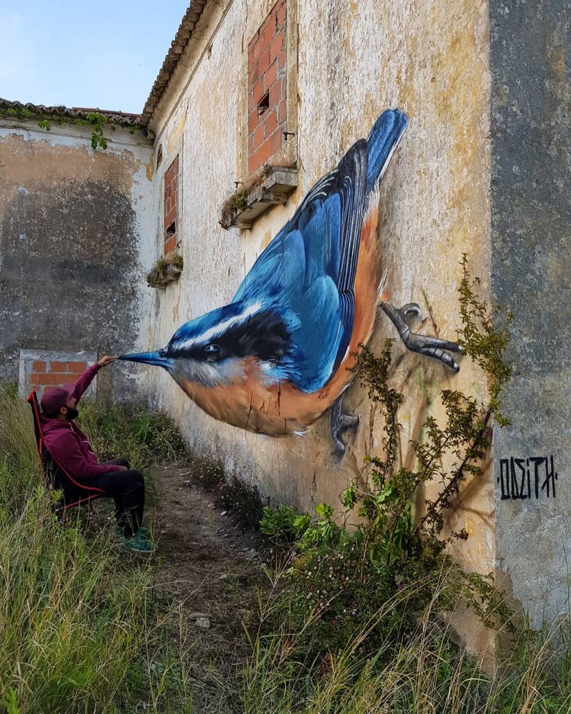 Anamorphic street art by Sergio Odeith