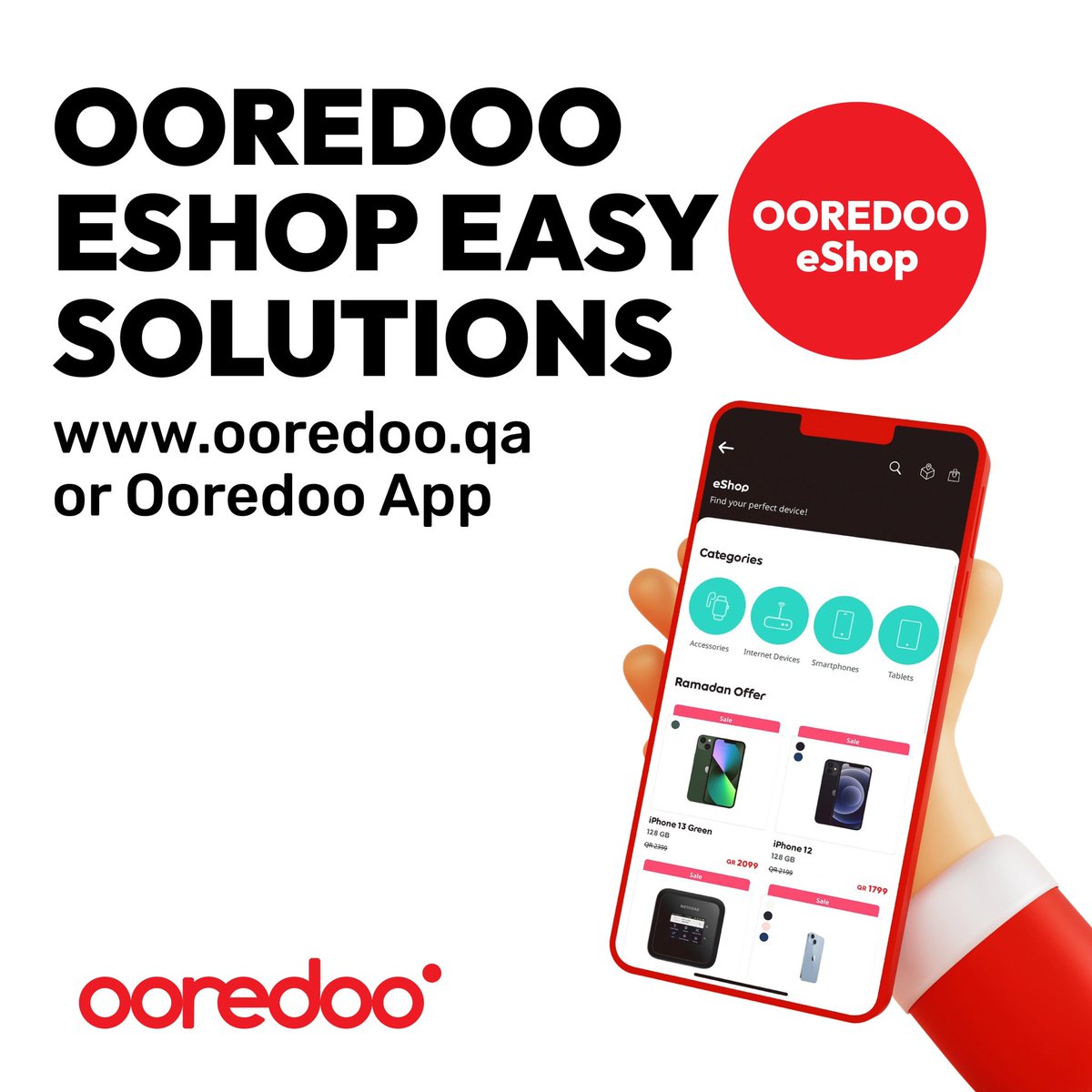 🔴 Ooredoo eShop Easy Solutions ooredoo.qa or Ooredoo App #UpgradeYourWorld #Ooredoo
