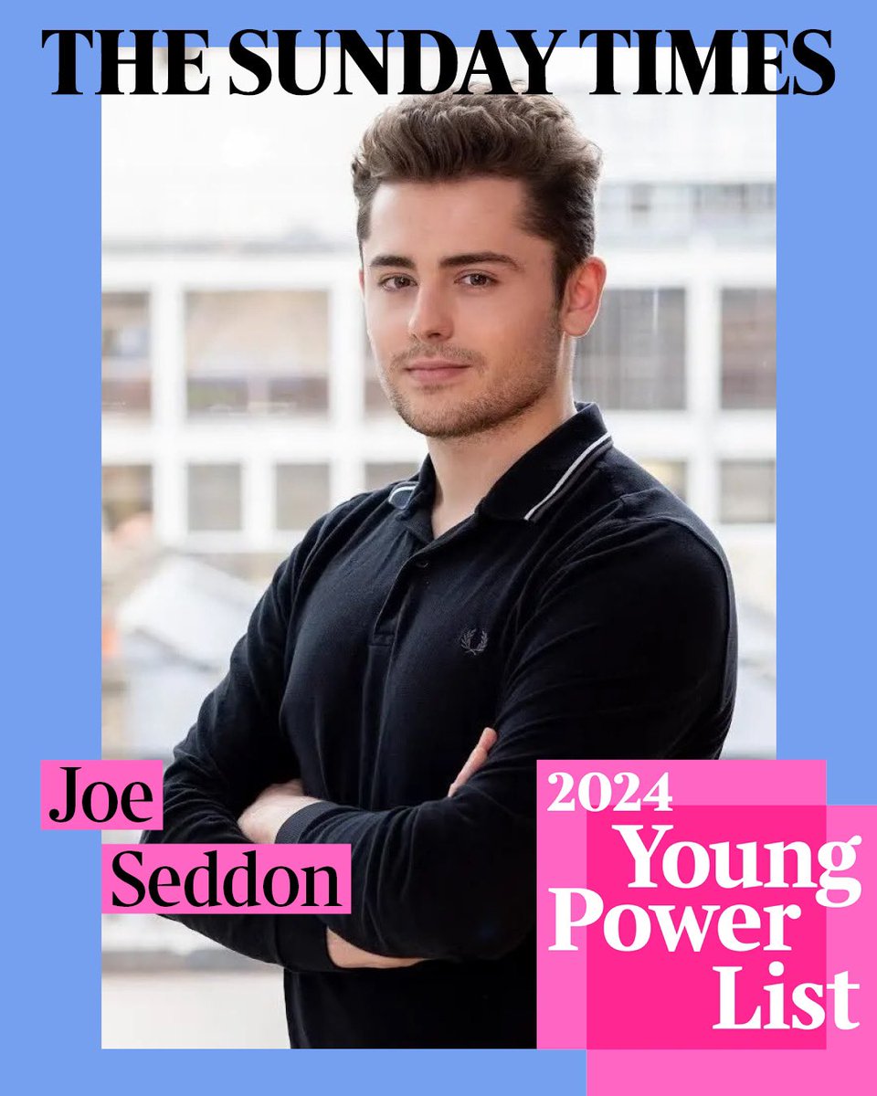 Wow - I’ve just been featured in @thetimes’ first ever Young Power List, profiling “the 25 most inspiring people under 30 in the UK”. 🕺