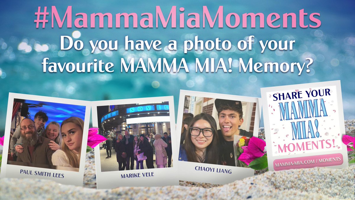 We love hearing about your memories and seeing your photos from your visits to MAMMA MIA! 😍 Share your #MammaMiaMoments with us today 💙 Visit our gallery here: bit.ly/mamma-mia-mome… #MammaMiaMusical