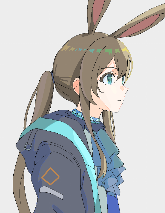 アーミヤ(アークナイツ) 「」|しなぎくのイラスト