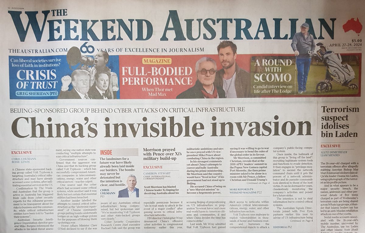 This is the war propaganda served up by our national newspaper. 'The landmines' 'the bombs' 'the intention is hostile', Uhlmann hyperventilating as he reaches his climax. These people are sick, trying to stir up racist fear to promote war for their MIC funders. Remember Vault 7.