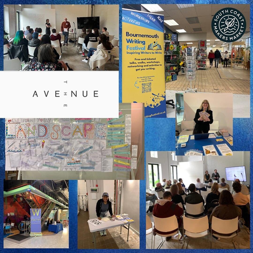 What an amazing line-up we’ve had at The Avenue for writers, poets, families and kids alike. If you have time in between events this Sunday funday, why not pop in and check out the fantastic craft market upstairs too? @theavenuebournemouth @southcoastmakersmarket