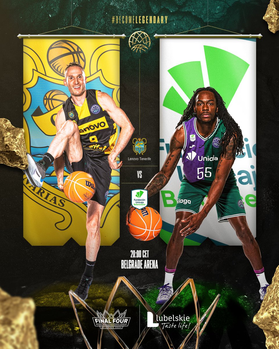 BasketballCL's tweet photo. 🏆 Tenerife’s third or Unicaja’s first #BasketballCL title? 👀 Tune in, it’s the 𝐋𝐀𝐒𝐓. 𝐆𝐀𝐌𝐄. 𝐎𝐅. 𝐓𝐇𝐄. 𝐒𝐄𝐀𝐒𝐎𝐍! ❤️‍🔥

Presented by Lubelskie - Official Partner of the #BasketballCL #LubelskieTastelife #zDUMĄwspieramySpor https://t.co/vTiqgm36f3