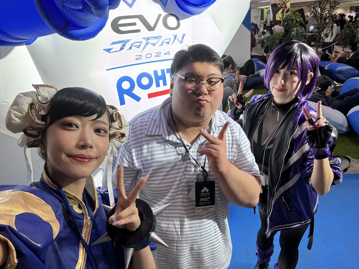 cello__games's tweet photo. 春麗、麗奈、ボブの3ショット
#ROHTOZ
#EVOJapan2024 https://t.co/eIHb1AkD2w