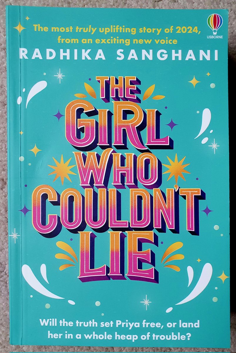 The Girl Who Couldn't Lie by @radhikasanghani is already one of my favourite children's books of the year. It's about fitting in at school but also trying to find your own identity. I particularly loved the evolving dynamics between Priya and her two best friends. Ideal for Y6.