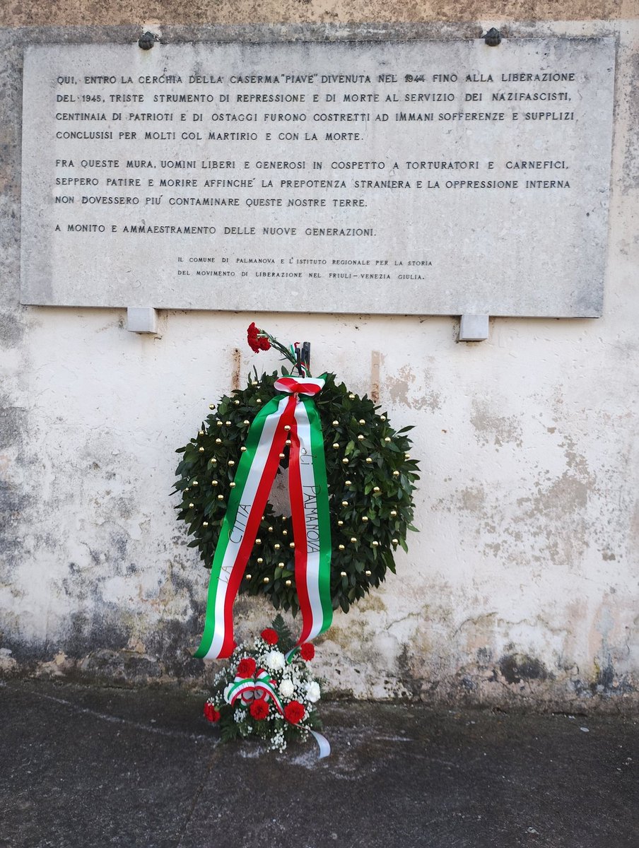 La notte tra il 27 e il 28 aprile del 1945 i GAP entrarono nel Centro di repressione antipartigiana organizzato nella Caserma Piave di Palmanova (UD)  #28aprile #FestadellaLiberazione