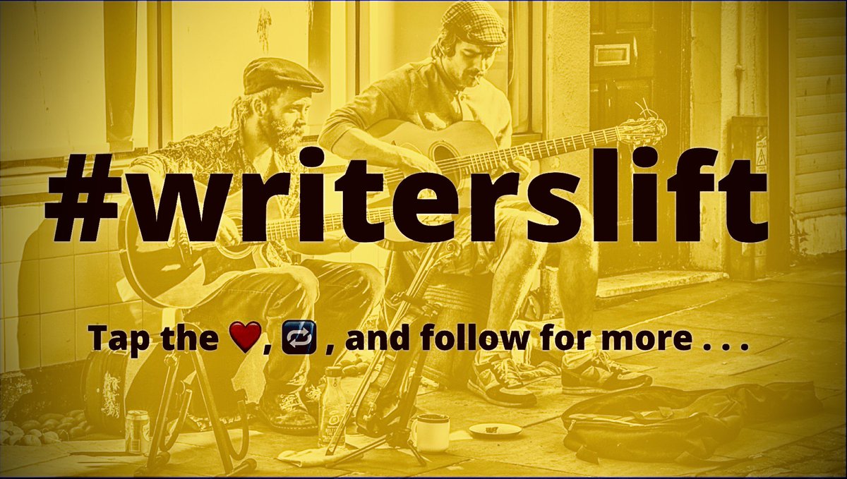 It’s #writerslift Sunday 😊

💫 Follow Me
💫 Comment with your works
💫 Retweet This Post
💫 Follow ALL who comment
💫 Tag a Friend 😊
~~~~~~~~~~~~~~~~~~~~~~~~
#WritingCommmunity #fyp #authors #AuthorsOfTwitter #writing #community