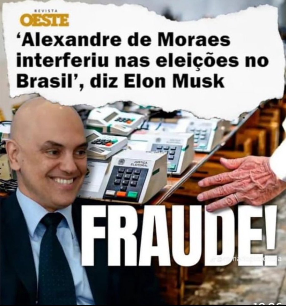 Um país com 215 milhões de pessoas assistindo no sofá @elonmusk afirmando q Alexandre de Moraes interferiu nas eleições de 2022. Será q devemos esperar o bilionário fazer algo sozinho?