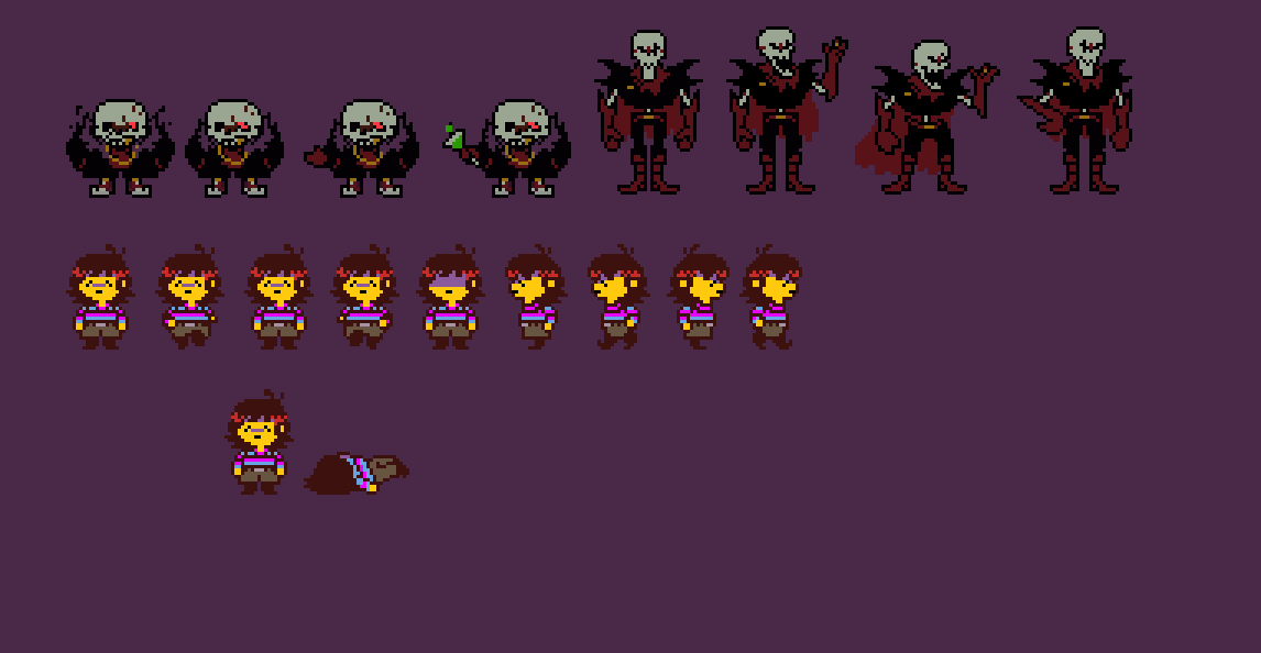 underfell ow sprite dump (btw don't mainly follow me for ut content, I'm multi fandom artist 
#undertale #undertaleaus #underfell