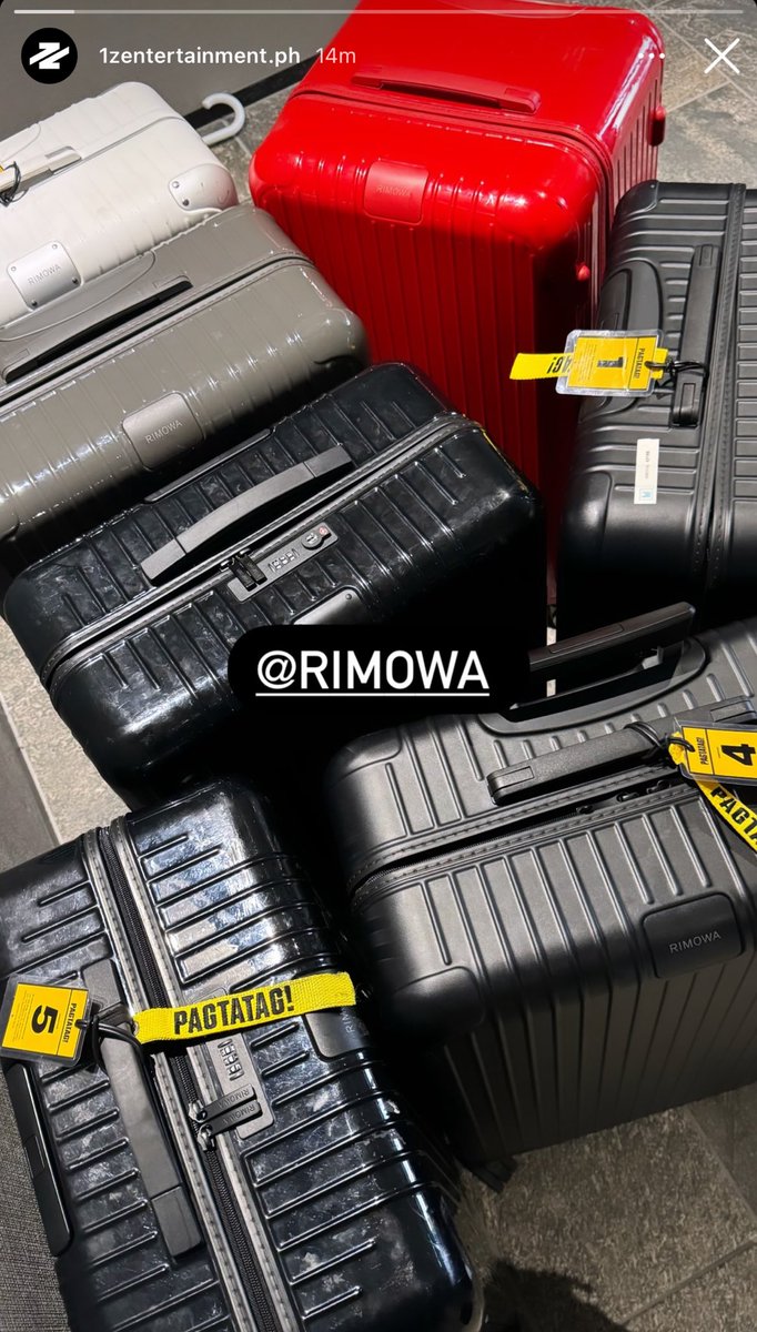 you mean rimowa also sponsored the 1Z team? besides the boys themselves? 🥹