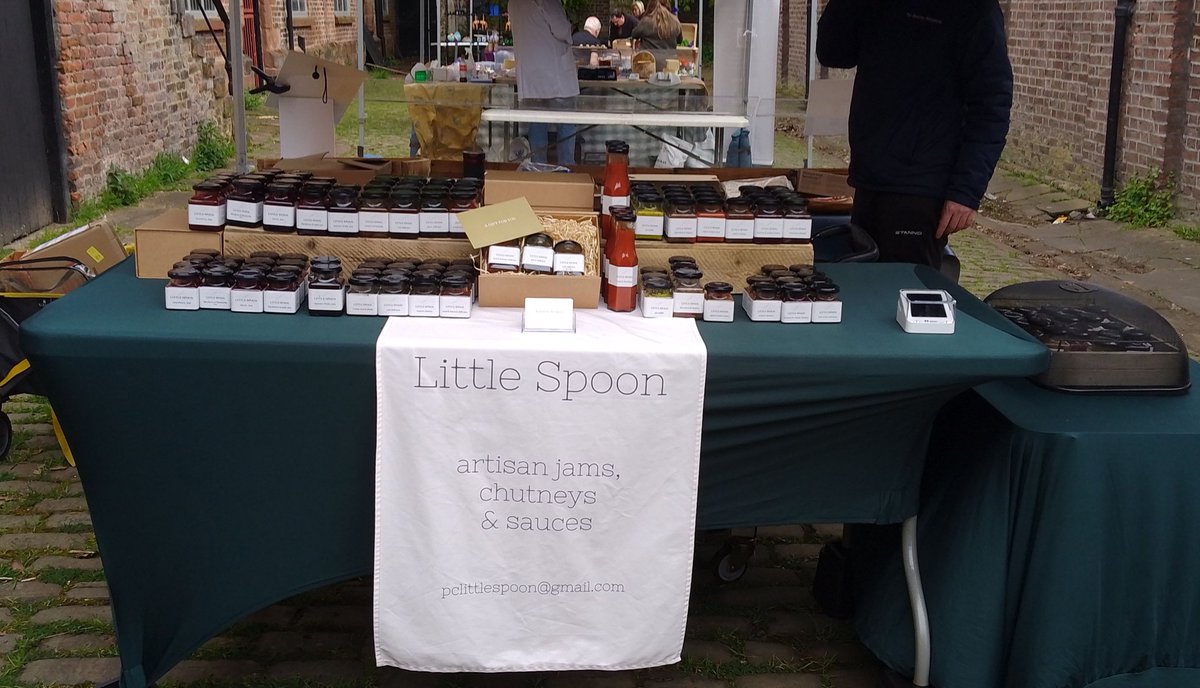 All set up @_makersmarket at Croxteth Hall - here until 4pm