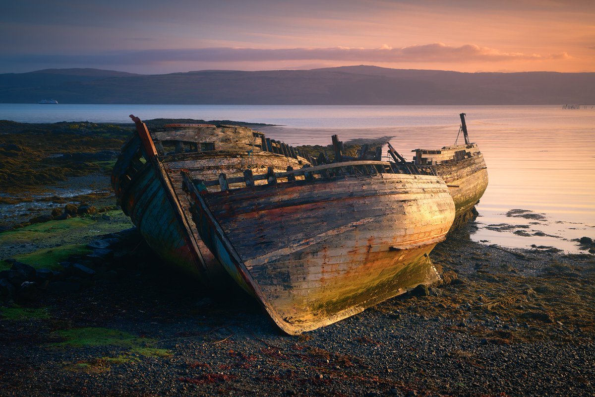 Three boats, Salen, Isle of Mull #Scotland #IsleofMull #Salen damianshields.com