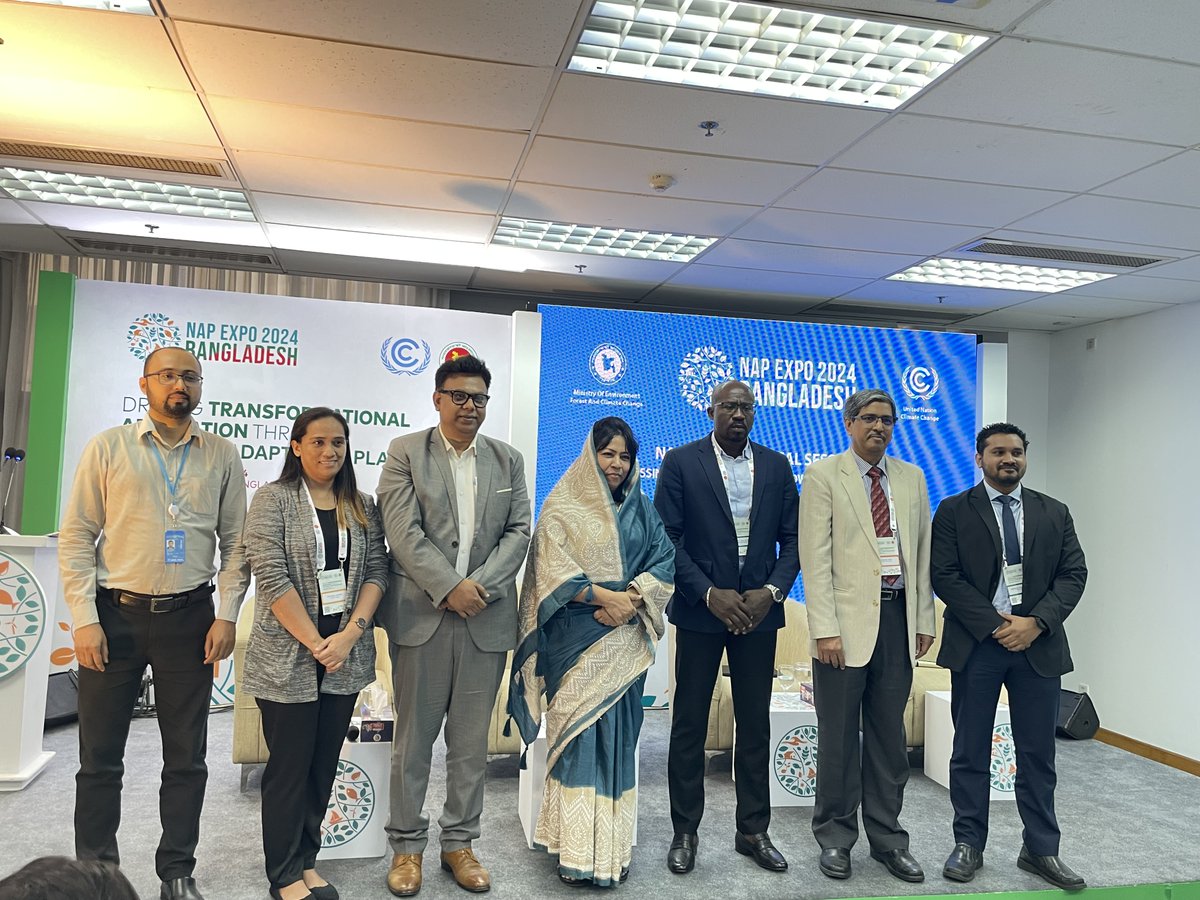 #NAP EXPO '24 concluded with a session to discuss the connection between the targets of #GGA & #NAP in Asia-Pacific region. Arfan Uzzaman, #ClimateChange Expert, FAO said '🇧🇩 requires $ 8.52B annually to implement NAPs; agricultural interventions require integrated approach.'