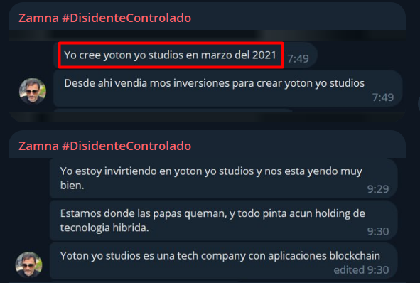 castorpollux70's tweet image. He said he created YotonYo Studios in march 2021
