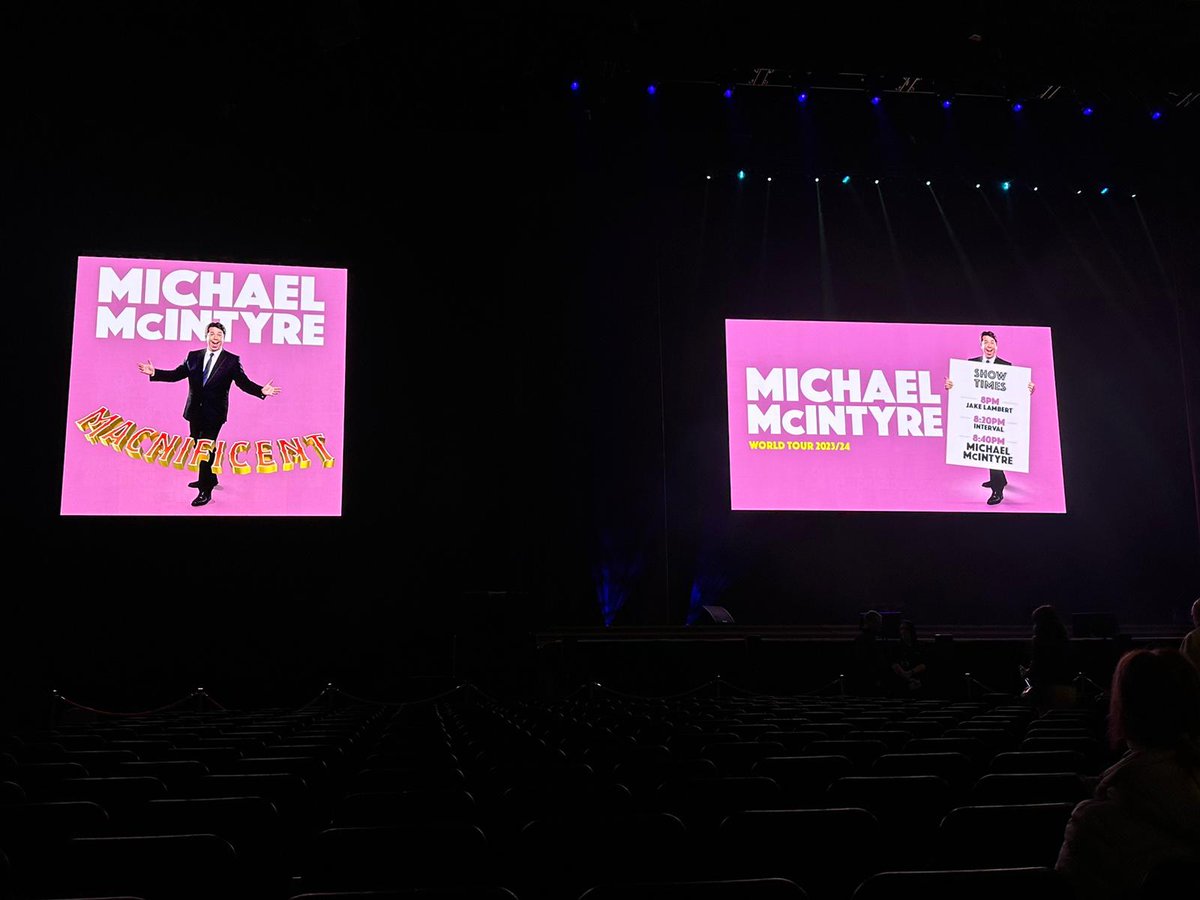 Fantastic as always, laughed from start to finish #michaelmcintyre @SheffieldArena #sheffield