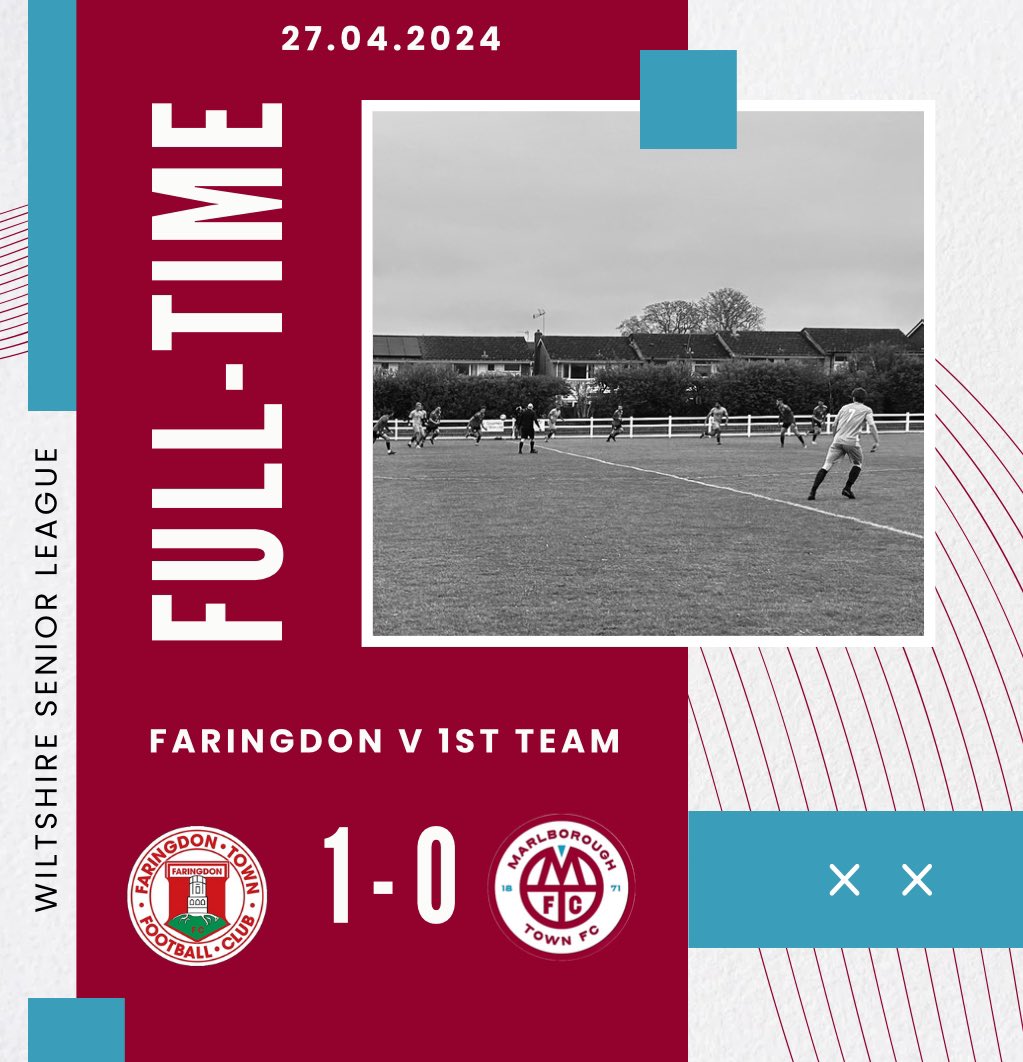 Yesterday wasn't the 3 points we had hoped for away at Faringdon, but the team will be back in action at home on Tuesday against Bratton. 6:15PM KO