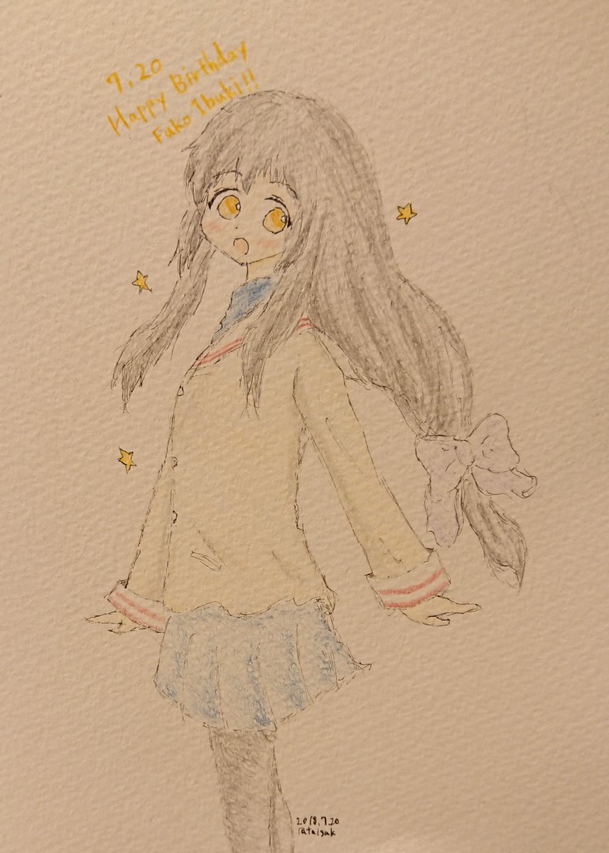 伊吹風子 「CLANNAD20周年!せめてものお祝いに過去絵だけど貼っとく」|たいさくのイラスト