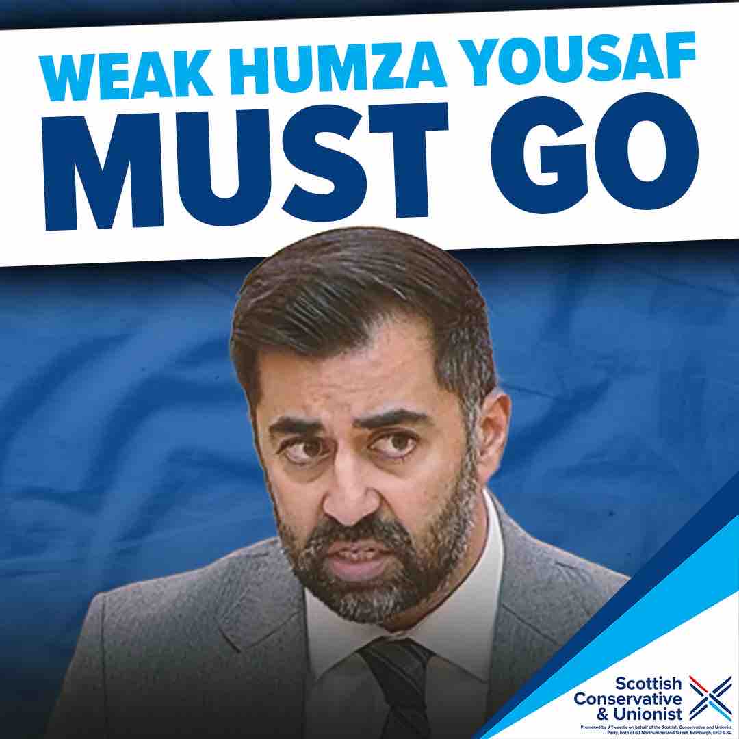 It’s the end of the road for Humza Yousaf. He has placed the interests of the SNP above the real priorities of Scotland. Join our campaign and tell Humza Yousaf to step down 👇 bit.ly/get-rid-of-hum…