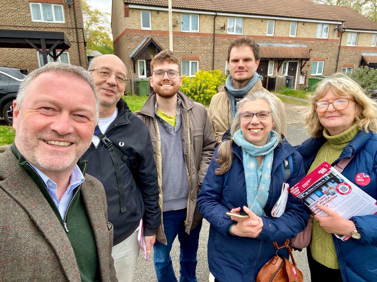 Great to be speaking to voters in Streatham Common & Vale - Sarah Cole is Labour’s fantastic council by-election candidate, and we need to re-elect @SadiqKhan as London Mayor and @LabourMarina as London Assembly member
