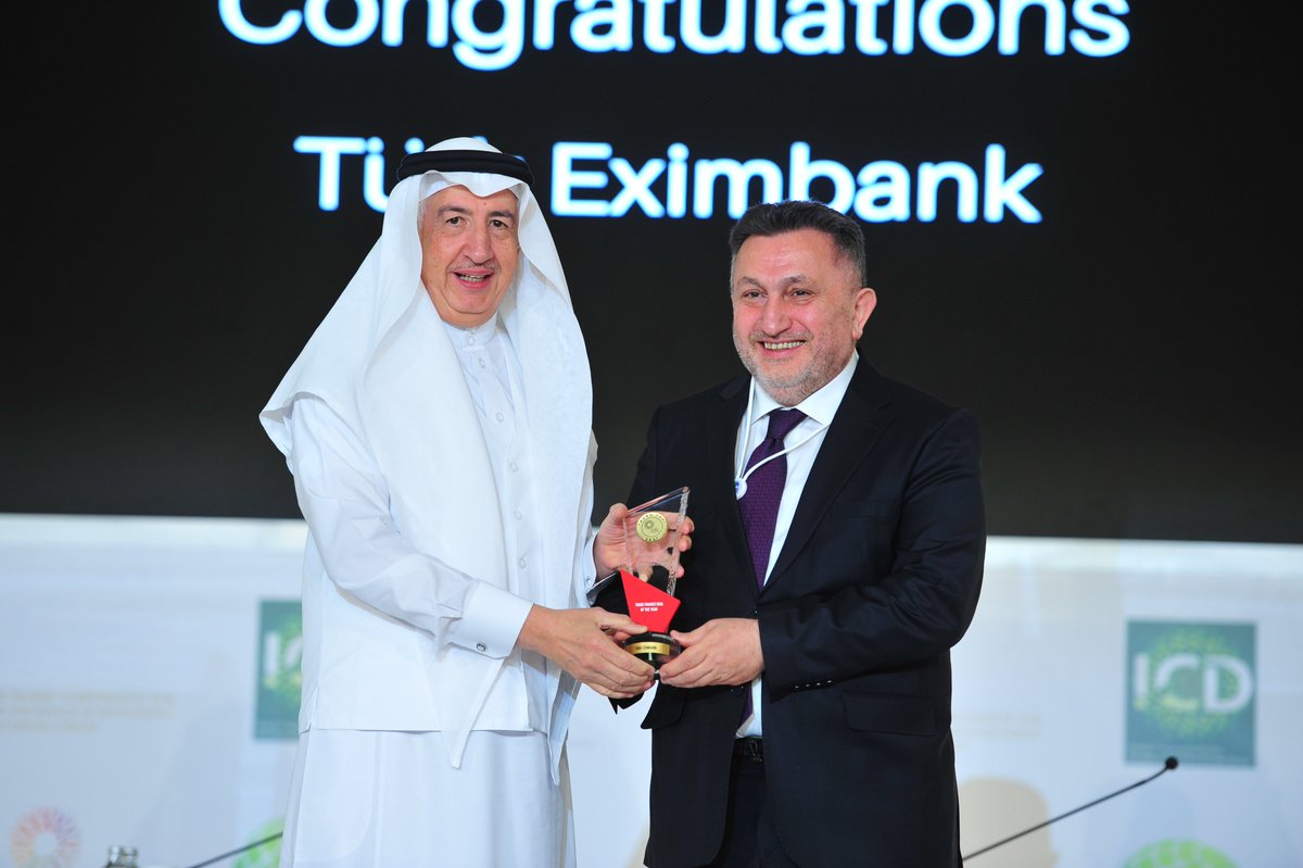 ITFC proudly announces @Turkeximbank as the recipient of the prestigious 'Trade Finance Deal of the Year' award at the #PSF2024 #IsDBAM2024. This recognition underscores our partnership and vital role in advancing private sector initiatives in #Türkiye. Since 2009, ITFC has…