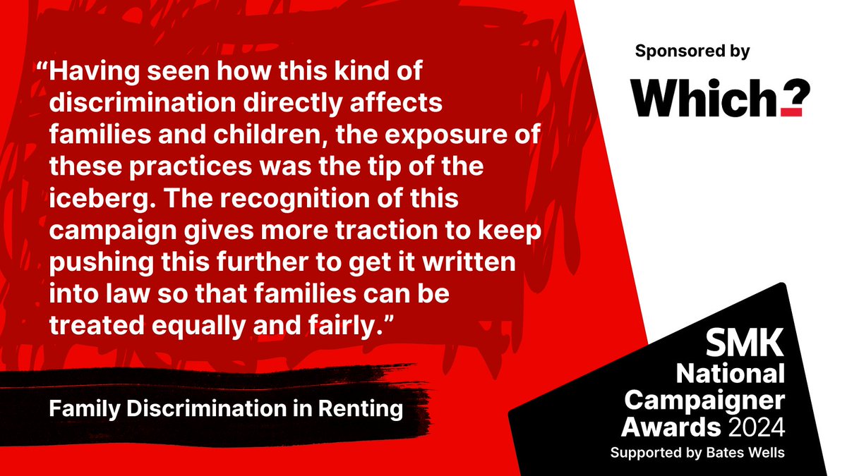 Congratulations to @LexiLevens – shortlisted for Best Consumer Campaign in the #SMKAwards2024. Winners will be announced on 15 MAY. 

More details here smk.org.uk/awards_nominat… #LoveCampaigning 

Sponsored by @WhichUK